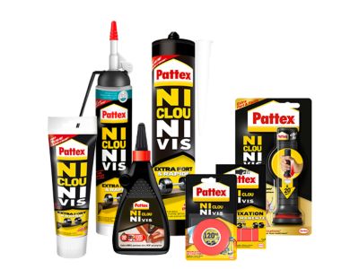 PATTEX - Colle Ni Clou Ni Vis extra fort et rapide 260g - Pattex Ni Clou Ni  Vis Invisible Caractéristiques Une colle s - Livraison gratuite dès 120€