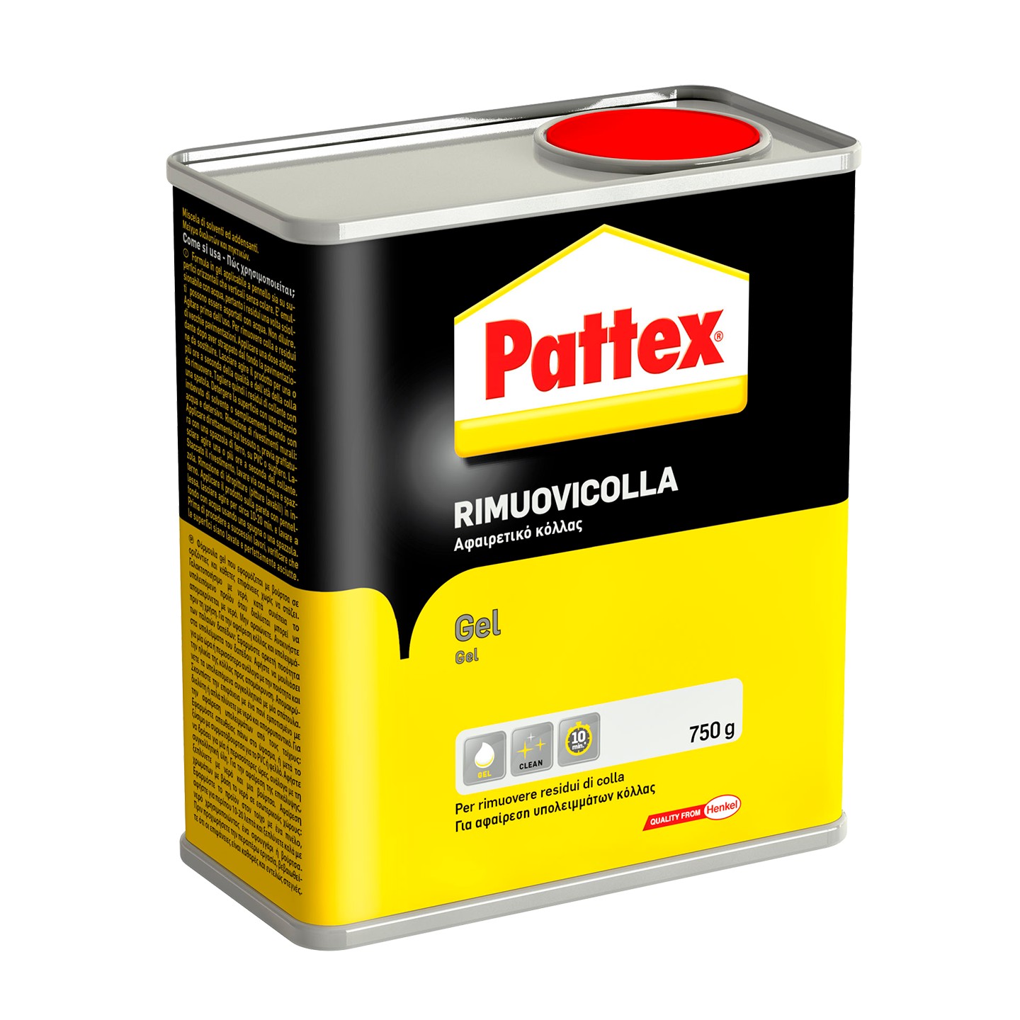 Pattex 1715112, Pâte, Colle PVA (acétate de polyvinyl), Bouteille, Noir,  Blanc, Jaune, Transparent, 250 g