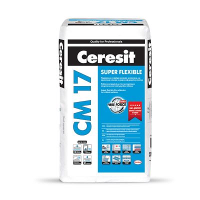 Ceresit CM 17 Super Flexible Εξαιρετικά εύκαμπτη κόλλα πλακιδίων