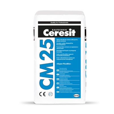 Ceresit CM 25 Super Flexible Λευκή εξαιρετικά εύκαμπτη κόλλα πλακιδίων