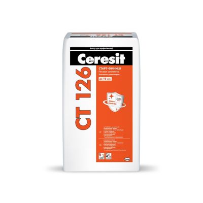 CT 126. Гипсовая шпатлевка «старт-финиш» - Ceresit