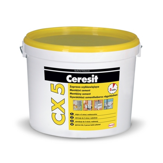 CX 5. Быстротвердеющая монтажная смесь - Ceresit