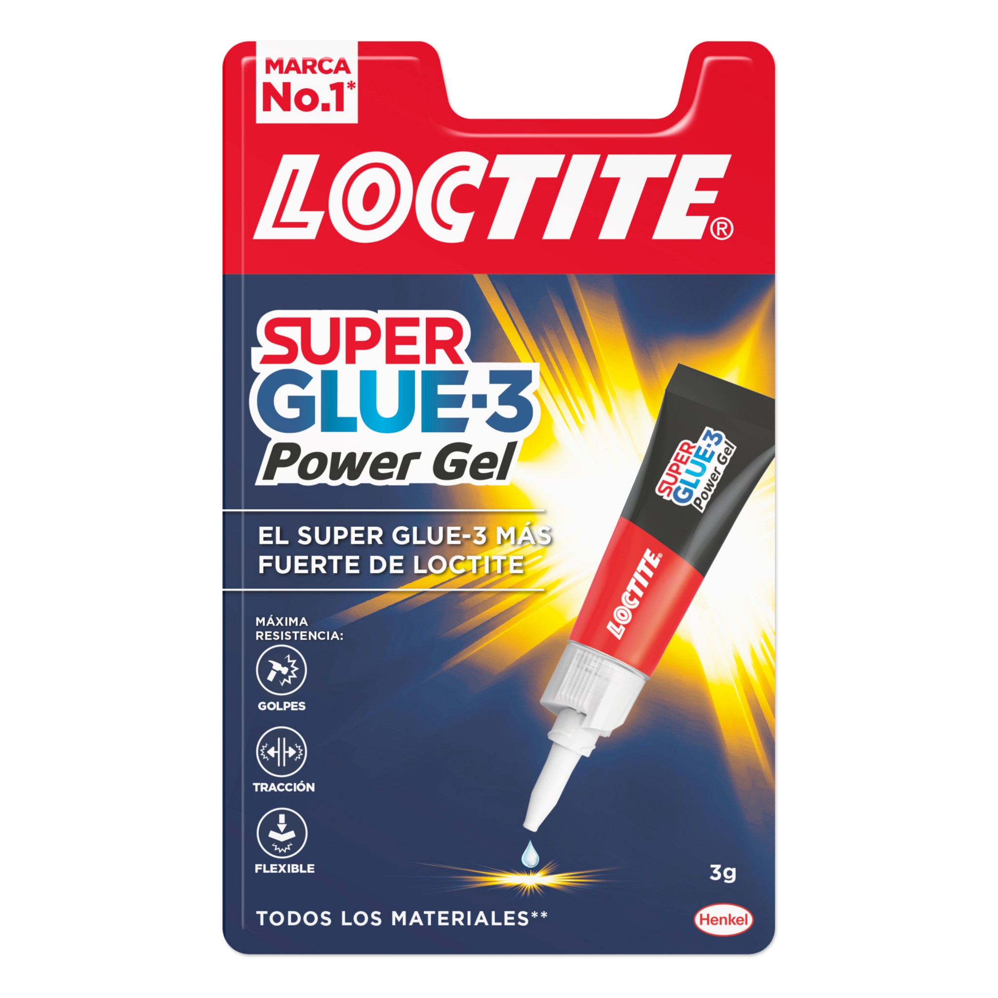 Adhesivo instantáneo Super Glue-3 Power Flex Gel LOCTITE