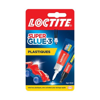 Loctite Superglue-3 Spécial Plastiques