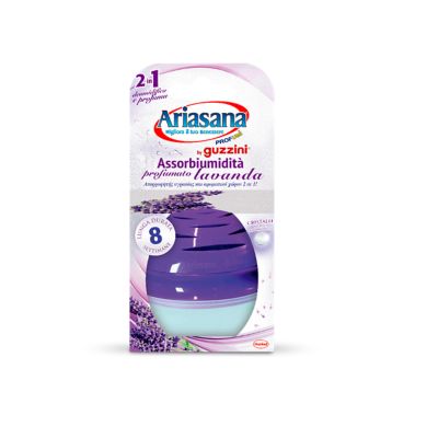 Ariasana Assorbiumidit&agrave; Piccoli Spazi By Guzzini - Lavanda, 45g, Fino A 8 Settimane