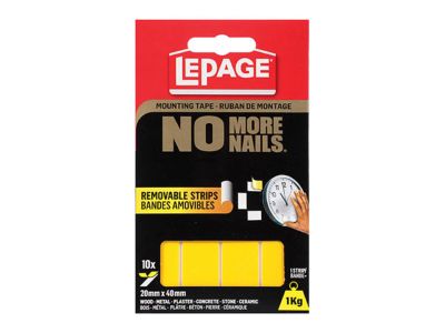 No More Nails® Removable Strips Mounting Tape&nbsp;