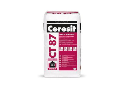 Ceresit CT 87 Бяла лепилно-шпакловъчна смес за топлоизолация “2 в 1“