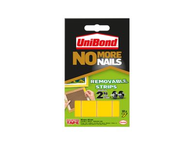 Unibond No More Nails Strips & Tape Double Sided Mounting Permanent & Removable 