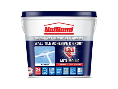 Wall tile adhesive &amp; grout: Triple Protection Anti-Mould