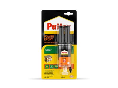 Pattex Power Epoxy Syringe Clear