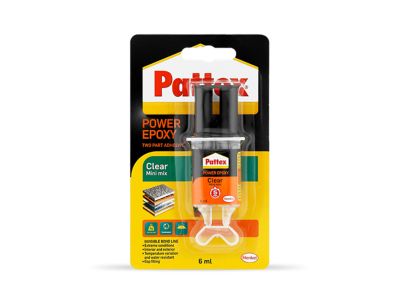 Pattex Power Epoxy Syringe Clear