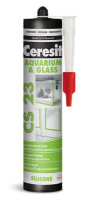 Ceresit CS 23 Glass & Aquarium Силиконов уплътнител