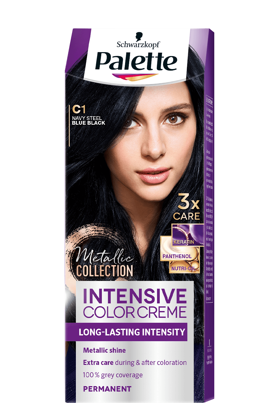 Palette Deluxe Oil Care Color 909 Blue Black Peppery Spot
