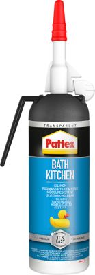 Pattex Silikonfog Badrum & Kök Transparent