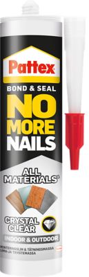 Pattex No More Nails Crystal Clear