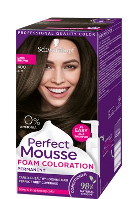 Perfect Mousse hab állagú hajfesték 400 Jeges espresso