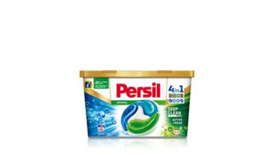 Persil 4in1, prva kapsula na tržištu koja kombinuje 4 snažne prednosti pranja. Iskusite 4 moćna efekta u jedinstvenoj kapsuli - jedinom disku sa 4 komore.