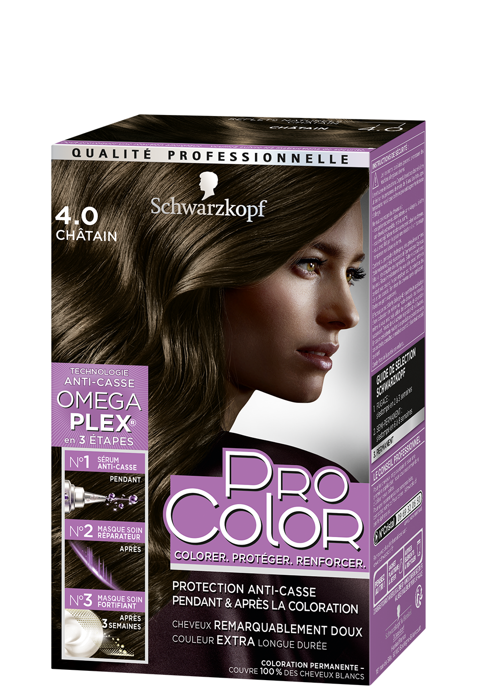 Pro Color Coloration Soin Permanente Chatain