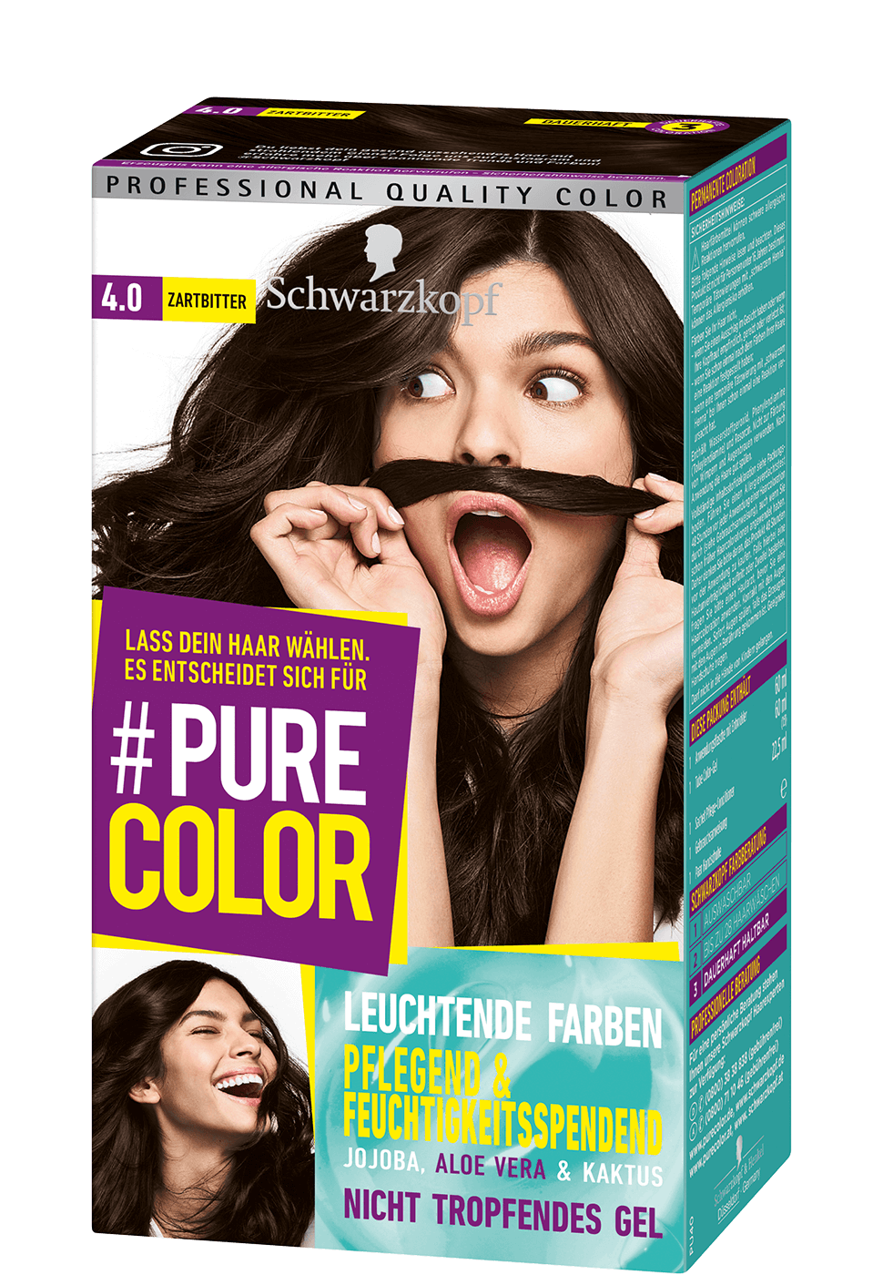 Dauerhafte Gel Haarfarbe