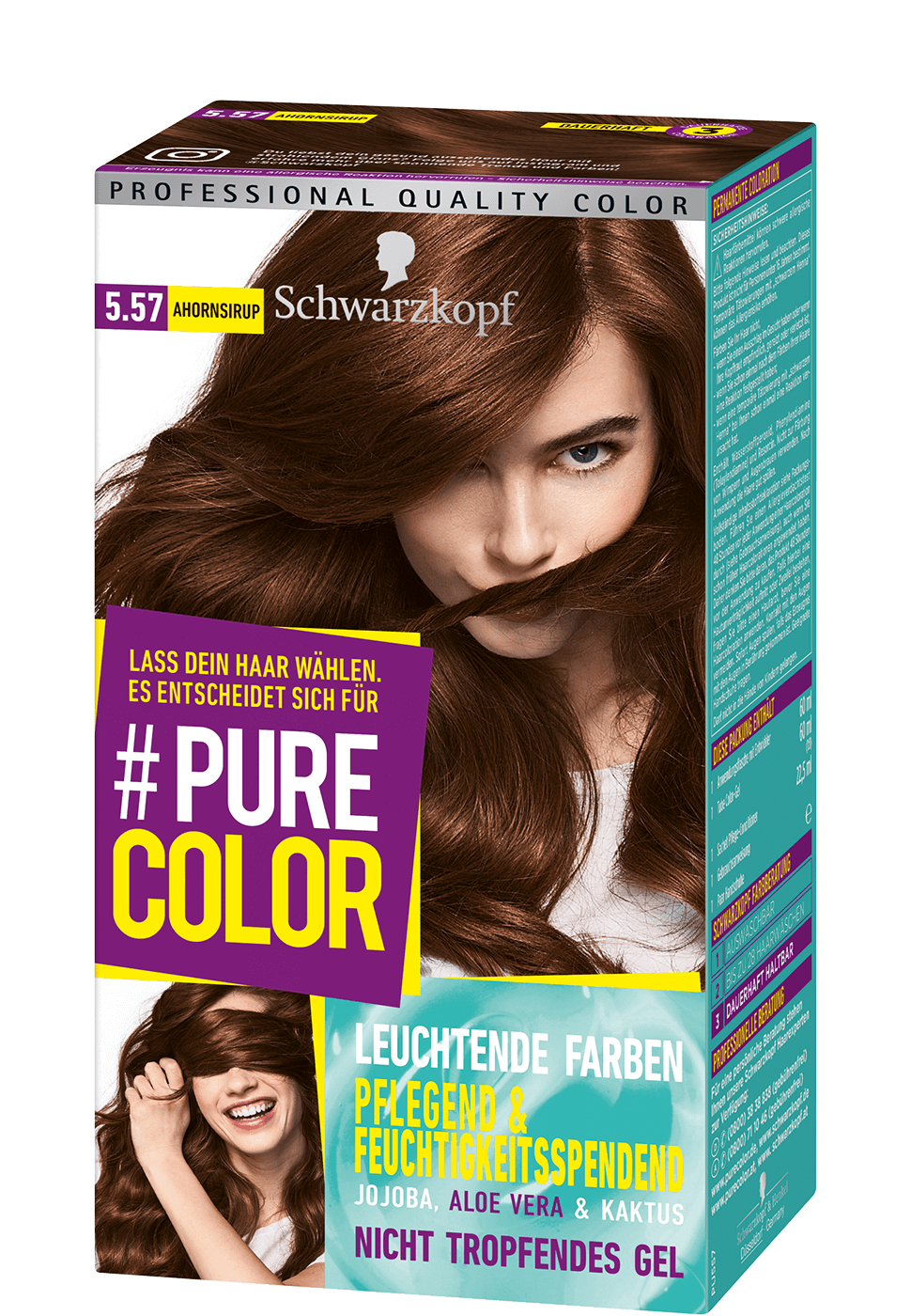Dauerhafte Gel-Haarfarbe