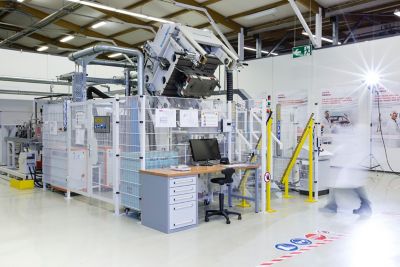 Machine dans le Composite Lab de Heidelberg, en Allemagne