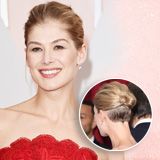 Tutorial para conseguir o penteado de Rosamund Pike
