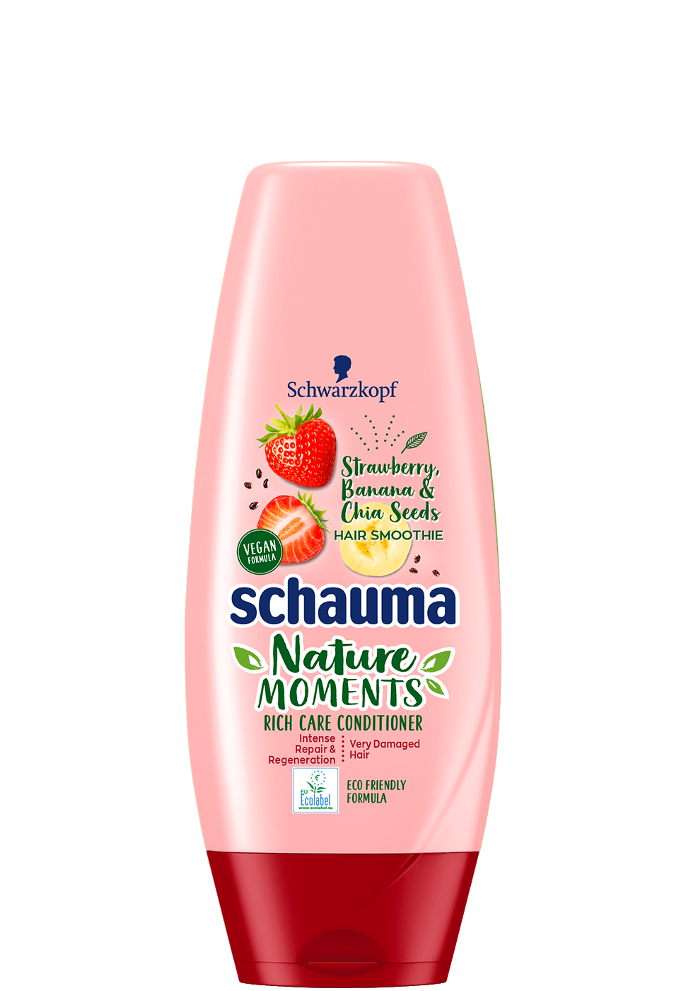 Nature Moments Hair Smoothie Strawberry Banana Chia Seeds