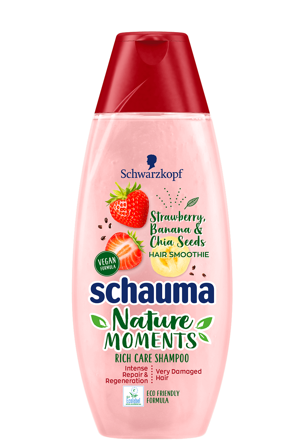 Nature Moments Hair Smoothie Strawberry Banana Chia Seeds