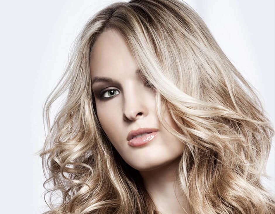 Blonde Haare Braun Farben