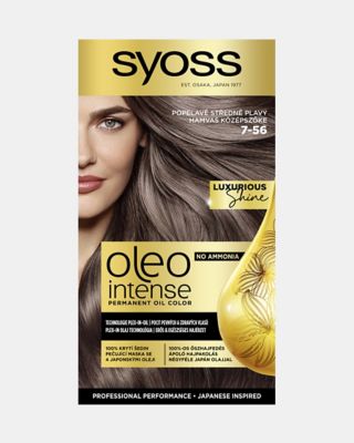 Syoss Oleo Intense Popelavě středně plavý 7-56