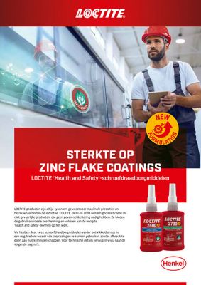 LOCTITE Health and Safety Brochure - Sterkte op zinc flake coatings