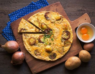 Easy potato and onion tortilla
