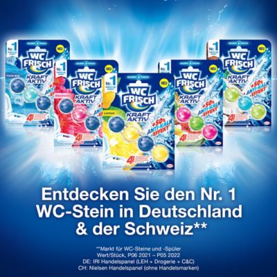 WC Frisch WC-Reiniger Kraft Aktiv Meeresfrische 10x50g ab 19,50