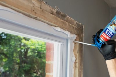 Stop energy loss by insulating around windows and doors