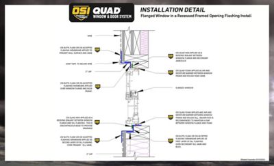 recessed window installation