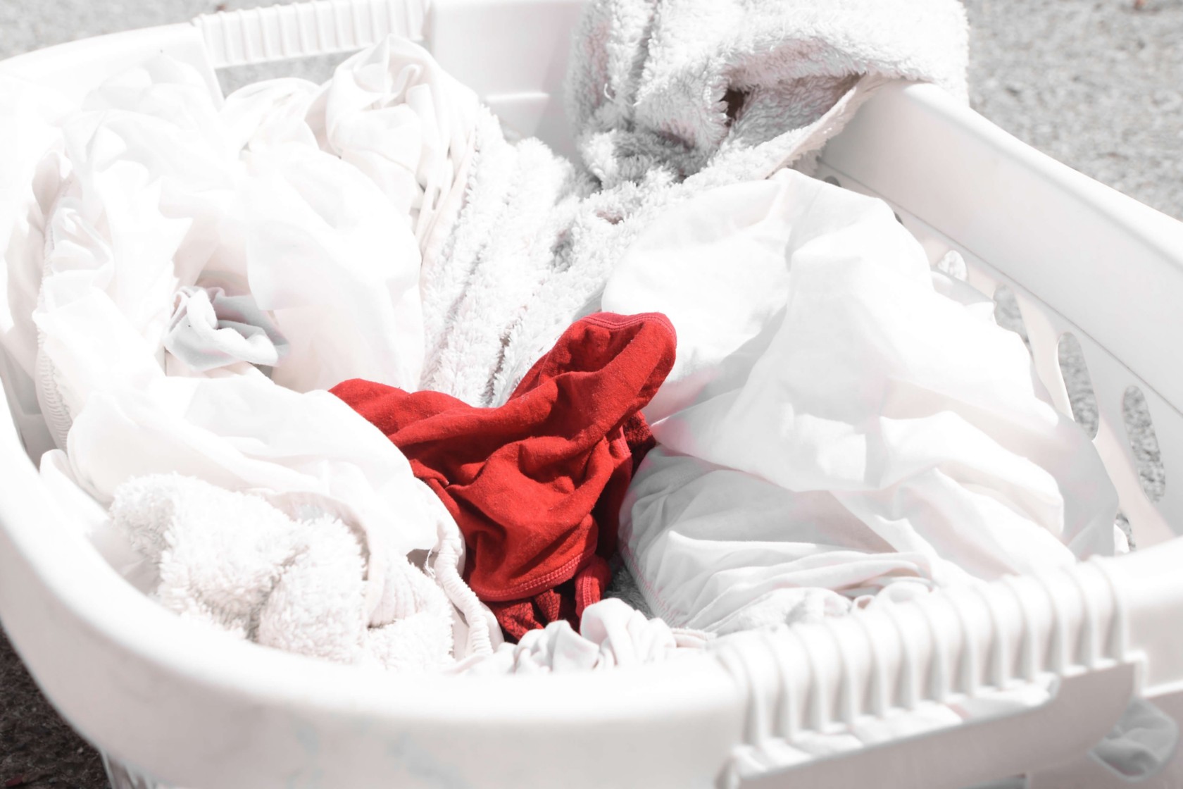 Wäsche vorbehandeln und sortieren