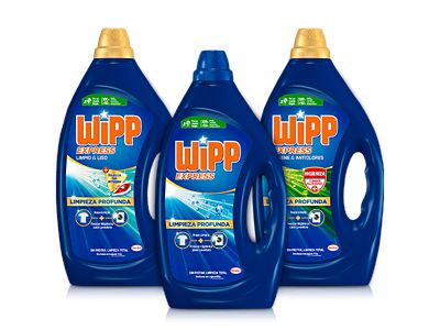 Wipp Express Blue Liquid Detergent Kit 2000 ml + Softener 3000 ml
