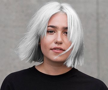 silver hair color