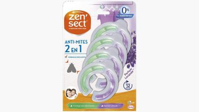 Zen'Sect Crochets Anti-Mites 2en1 Parfum Lavande