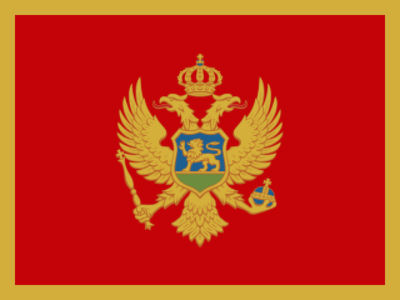 Crna Gora Flag